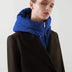 Puffer Neck Scarf Hoodie