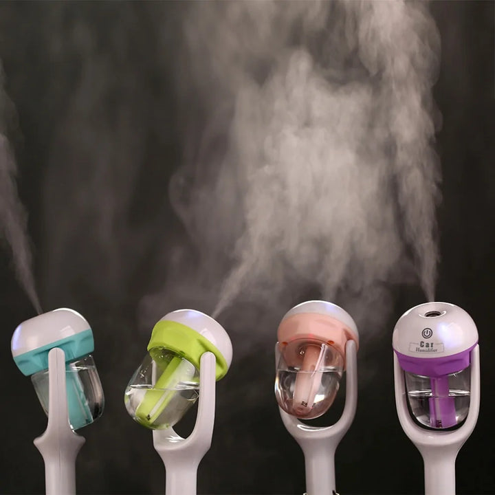 Car Humidifier, Air Purifier, Essential Oil Diffuser and Portable Auto Mist Maker