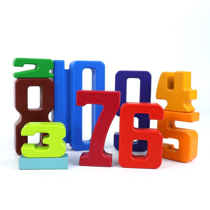 New Number Building Blocks Wooden Math Digital Toys