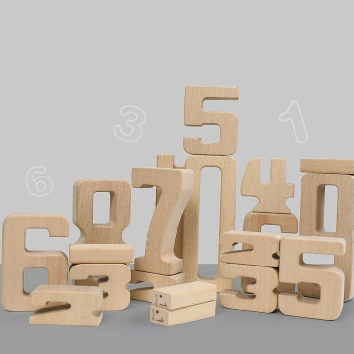 New Number Building Blocks Wooden Math Digital Toys