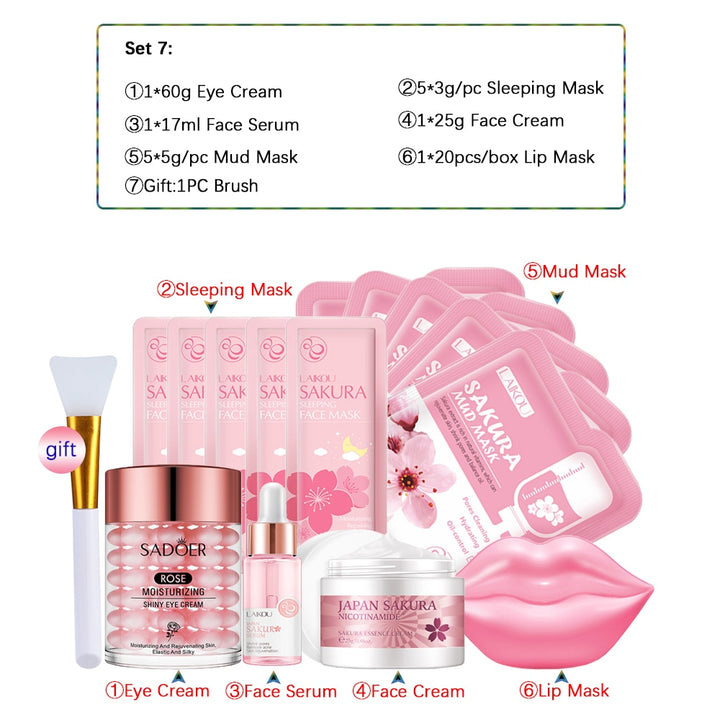 Women Beauty Health 24k Serum Skin Care Kit