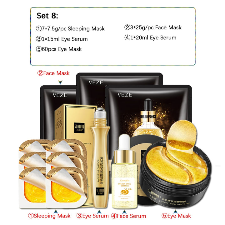 Women Beauty Health 24k Serum Skin Care Kit