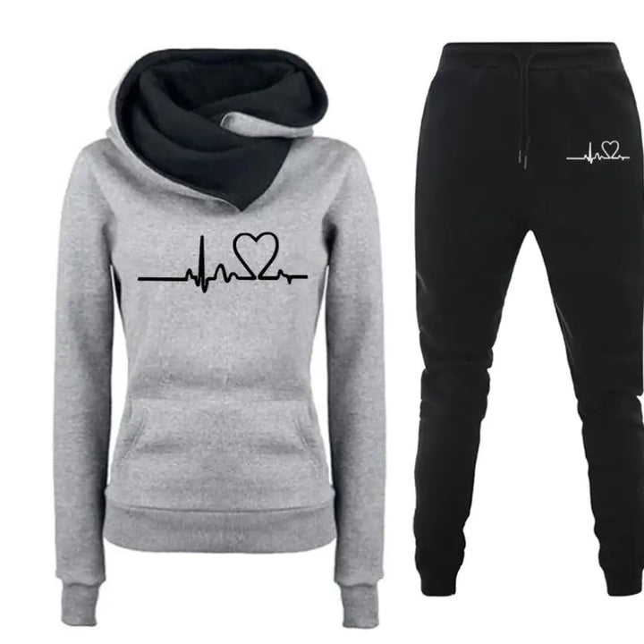 Winter Tracksuit Set: Hoodies + Pants