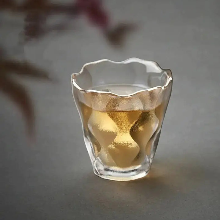 Ice Pattern Japanese Sake Cup