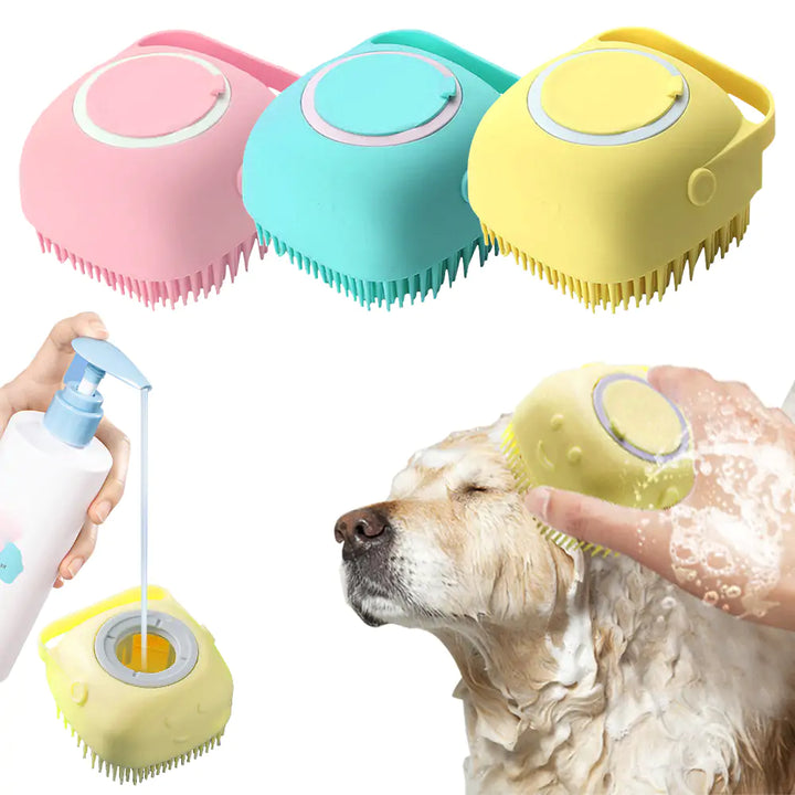 Soft Silicone Dog Massage Shampoo Brush (Private Listing)