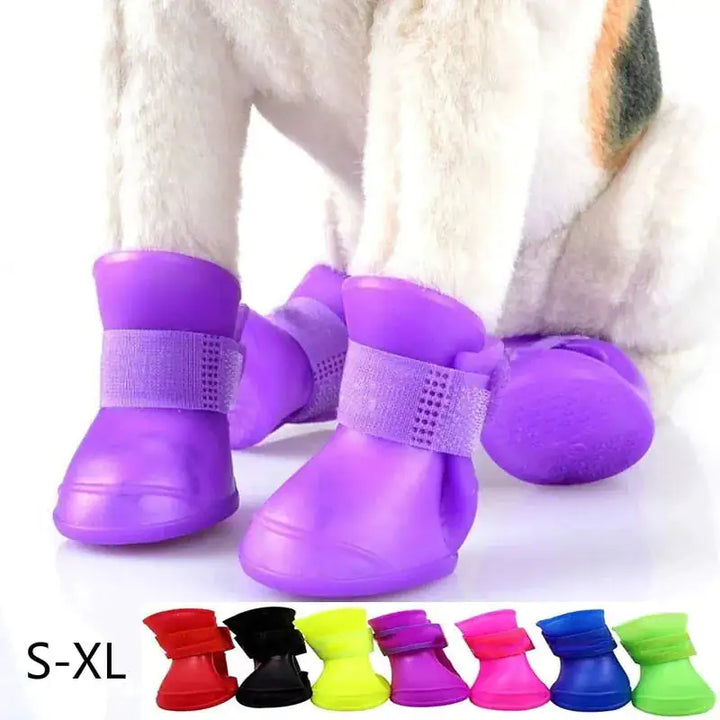 4Pcs Anti-slip Rubber Boots